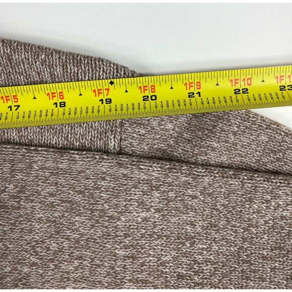 St Johns Bay Sweater Crew Neck Long Sleeve Beige Marled Cotton Pullover Size XL - Picture 6 of 14